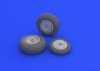 Eduard 632031 Me 262 wheels 1/32 (TRUMPETER)
